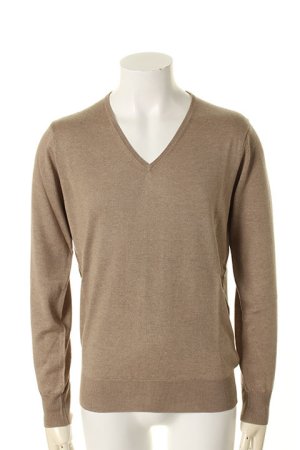 画像1: 【周年記念 24%OFF ｜40,700円→30,932円】 BARK バーク V-NECK KNIT{474-39030001-710-AFA}