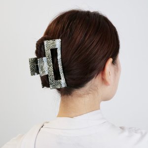 画像2: France Luxe フランス ラックス ラージ カットアウト レクタングル ジョー （オペラシルバー）{-BFS}