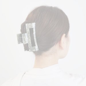 画像2:  {SOLD} France Luxe フランス ラックス ラージ カットアウト レクタングル ジョー （オペラシルバー）{-BFS}