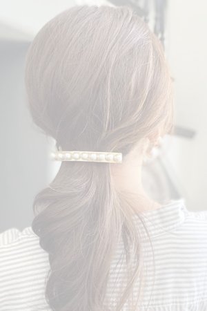 画像2:  {SOLD} France Luxe フランス ラックス パール & メタル スモール バレッタ{639709445562-BAS}