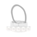   France Luxe フランス ラックス パール バー カフ ポニー (クリームパール/シルバー){639709461692-BBS}