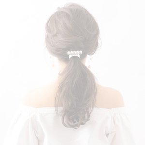 画像2:   France Luxe フランス ラックス パール バー カフ ポニー (クリームパール/シルバー){639709461692-BBS}