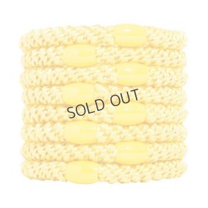 画像1: France Luxe フランス ラックス ポニーテール チューブ 8P（イエロー）{639709601005-BBS}