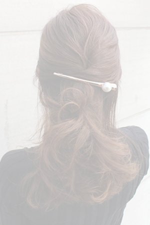 画像2:  {SOLD} France Luxe フランス ラックス メイクオーバー ピンチ クリップ ウィズパール{639709604723-BAS}