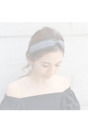 画像2:  {SOLD} France Luxe フランス ラックス ストロー ヘッドバンド{639709605096-BAS}