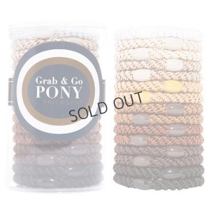 画像1: France Luxe フランス ラックス ポニーテール チューブ 15P（キャメルバック）{639709625421-BFS}