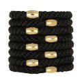 France Luxe フランス ラックス ポニーテール チューブ 8P（ブラック/ゴールド）{639709636199-BEA}