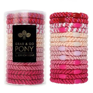 画像1: France Luxe フランス ラックス ポニーテール チューブ 15P（シンクピンク）{639709644316-BEA}