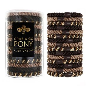 画像1: France Luxe フランス ラックス ポニーテール チューブ 15P（トフィー）{-BFS}