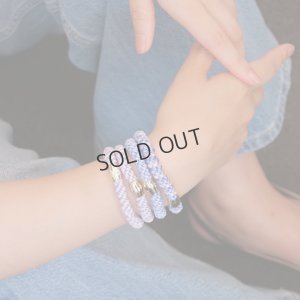 画像6: {SOLD}France Luxe フランス ラックス ポニーテール チューブ 15P（ウィステリア/ゴールド）{639709691556-BEA}