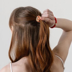 画像3: France Luxe フランス ラックス ポニーテール チューブ 15P（ポピー/ゴールド）{639709691563-BEA}