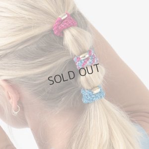 画像2: {SOLD}France Luxe フランス ラックス ポニーテール チューブ 15P（ブルーラズベリー/ゴールド）{639709691570-BEA}