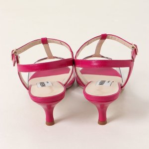 画像4: 【 30%OFF セール49,500円→34,650円】 NEBULONI E. ネブローニ PVC アンクルストラップサンダル{6438/551-PINK CAPRETTO631-BJS}