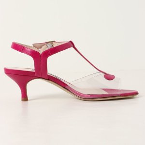 画像6: 【 30%OFF セール49,500円→34,650円】 NEBULONI E. ネブローニ PVC アンクルストラップサンダル{6438/551-PINK CAPRETTO631-BJS}