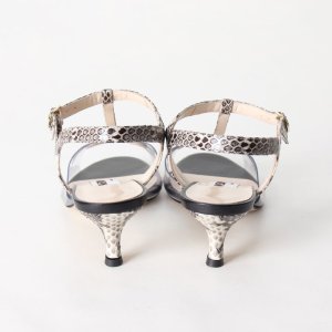 画像4: 【 30%OFF セール59,400円→41,580円】 NEBULONI E. ネブローニ PVC アンクルストラップサンダル{6438R/551-BLACK PVC/BISSA2182-BJS}