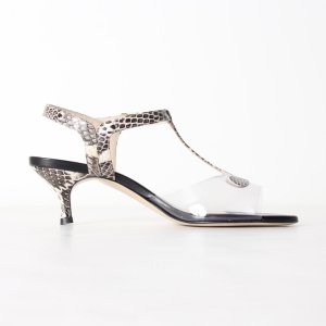 画像6: 【 30%OFF セール59,400円→41,580円】 NEBULONI E. ネブローニ PVC アンクルストラップサンダル{6438R/551-BLACK PVC/BISSA2182-BJS}