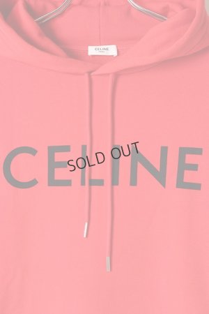 画像2: {SOLD}CELINE セリーヌ CELINE ルーズフーディー / コットンフリース{2Y321670Q.27SM-BBA}