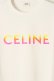 画像3: {SOLD}CELINE セリーヌ グラデーションCELINEプリント ルーズ Tシャツ{2X10B671Q.01EC-BBS} (3)