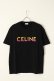 画像1: {SOLD}CELINE セリーヌ グラデーションCELINEプリント ルーズ Tシャツ{2X10B671Q.38NO-BBS} (1)