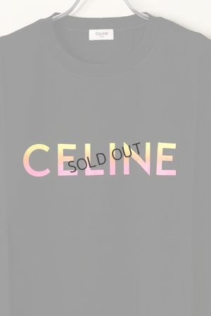 画像3: {SOLD}CELINE セリーヌ グラデーションCELINEプリント ルーズ Tシャツ{2X10B671Q.38NO-BBS}