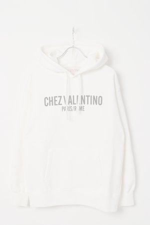 画像1:   Valentino ヴァレンティノ シェ ヴァレンティノプリント コットン フード付きスウェットシャツ {-BDA}  :6B3MF24D960-A03-M 
