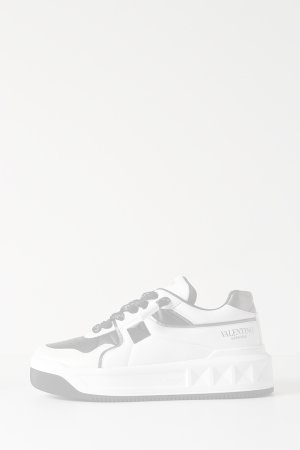 画像2:   Valentino ヴァレンティノ ワンスタッズ XL レザー ロートップスニーカー {-BES}  :6Y2S0G37WRI-6S0 