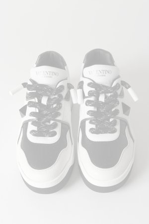 画像4:   Valentino ヴァレンティノ ワンスタッズ XL レザー ロートップスニーカー {-BES}  :6Y2S0G37WRI-6S0 