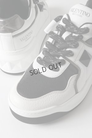 画像5: {SOLD}Valentino ヴァレンティノ ワンスタッズ XL レザー ロートップスニーカー{-BES}