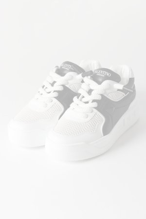 画像1:   Valentino ヴァレンティノ ワンスタッズ XL レザー ロートップスニーカー {-BES}  :6Y2S0G37WWA-A01 