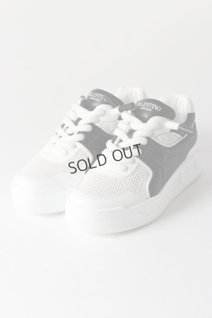 画像1: {SOLD}Valentino ヴァレンティノ ワンスタッズ XL レザー ロートップスニーカー{-BES}