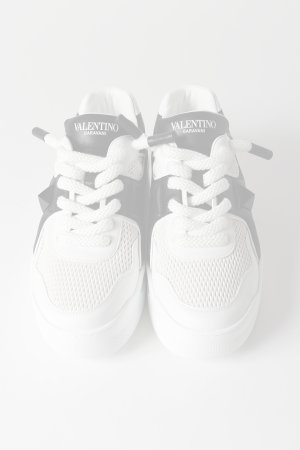 画像2:   Valentino ヴァレンティノ ワンスタッズ XL レザー ロートップスニーカー {-BES}  :6Y2S0G37WWA-A01 