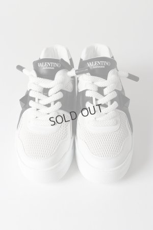 画像2: {SOLD}Valentino ヴァレンティノ ワンスタッズ XL レザー ロートップスニーカー{-BES}