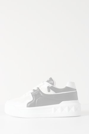 画像3:   Valentino ヴァレンティノ ワンスタッズ XL レザー ロートップスニーカー {-BES}  :6Y2S0G37WWA-A01 