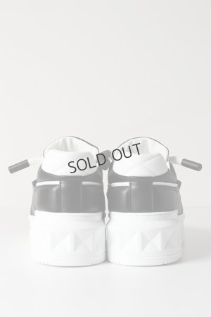 画像4: {SOLD}Valentino ヴァレンティノ ワンスタッズ XL レザー ロートップスニーカー{-BES}