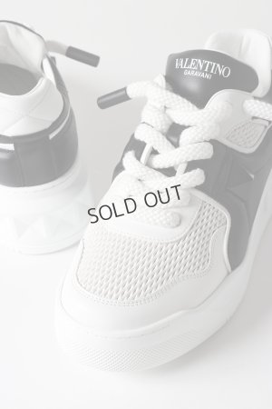 画像5: {SOLD}Valentino ヴァレンティノ ワンスタッズ XL レザー ロートップスニーカー{-BES}