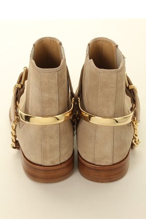 画像3: 【 30%OFF セール｜174,900円→122,430円】 BALMAIN バルマン BHR SHOES BOOTS SUEDE CHAIN{-AGS}