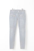   BALMAIN バルマン BF1 DENIM BIKER BLUE{725998264N-3180-AIS}