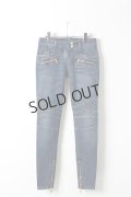 {SOLD}BALMAIN バルマン BF1 DENIM BIKER BLUE{725998264N-3180-AIS}