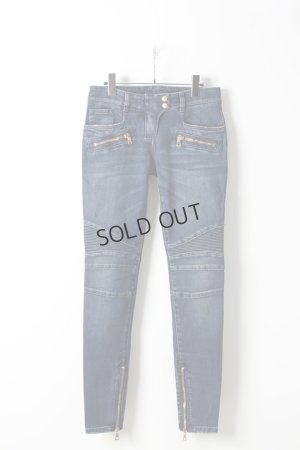 画像1: {SOLD}BALMAIN バルマン BF1 DENIM BIKER BLUE{725998264N-3180-AIS}