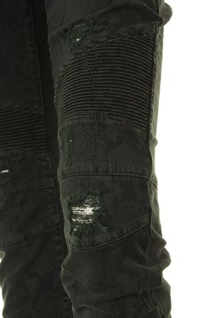 画像4: BALMAIN バルマン BHR DENIM BIKER PYTHON SLIM{72.9529.T127-140-AGA}