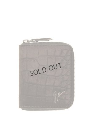 画像1: {SOLD}GIUSEPPE ZANOTTI ジュゼッペザノッティ GZM SLG SMALL ZIP WALLET MEN{72IAU7012GO-216-AGA}