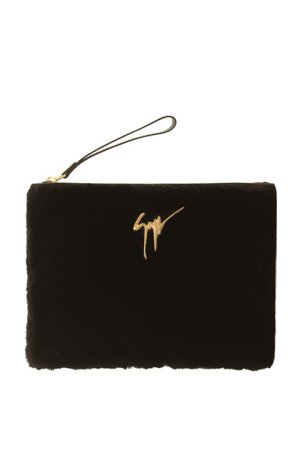 画像1: 【 30%OFF セール｜113,300円→79,310円】 GIUSEPPE ZANOTTI ジュゼッペザノッティ GZM CLUTCH BAG LOGOMED{72IBU7026PE-999-AGA}