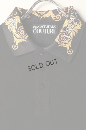 画像2: {SOLD}VERSACE ヴェルサーチ ロゴ クチュール ポロ シャツ{-BCS}