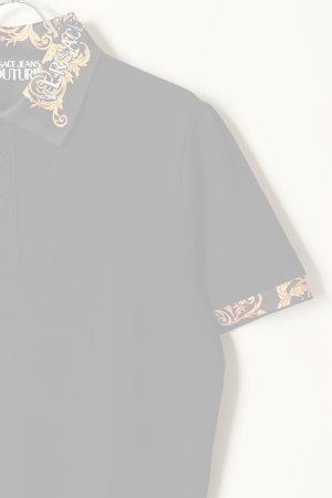 画像3:   VERSACE ヴェルサーチ ロゴ クチュール ポロ シャツ {-BCS}  :74GAGT18-899 