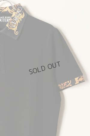画像3: {SOLD}VERSACE ヴェルサーチ ロゴ クチュール ポロ シャツ{-BCS}