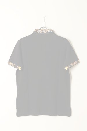 画像5:   VERSACE ヴェルサーチ ロゴ クチュール ポロ シャツ {-BCS}  :74GAGT18-899 