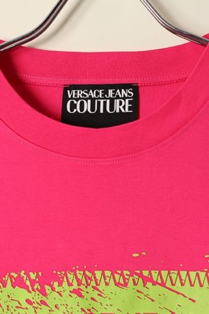 画像2: VERSACE ヴェルサーチ ピース ナンバー ロゴ Tシャツ{-BCS}