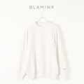   【Regular item】BLAMINK ブラミンク 吊裏毛ロゴロングスリーブプルオーバー{7912-222-0029/7912-222-0034-TEI}