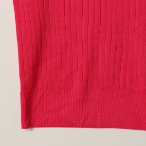 画像5: 【 40%OFF セール88,000円→52,800円】 BLAMINK ブラミンク カシミヤシルク18Gリブショートスリーブニット{7913-106-0205-PNK-BAS}