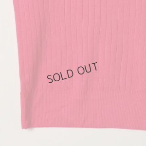 画像5: {SOLD}BLAMINK ブラミンク カシミヤシルク18Gリブショートスリーブニット{7913-106-0205-PNK-BAS}